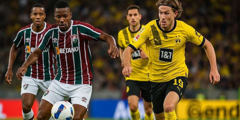 Fluminense đấu với Dortmund - Trận đấu căng thẳng